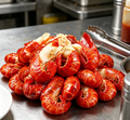 Deliciously Spicy Crawfish Clusters - Ready to Savor!