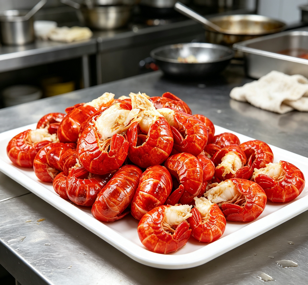 Deliciously Spicy Crawfish Clusters - Ready to Savor!
